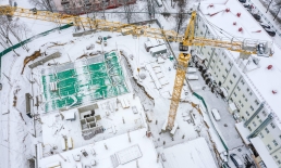 Photo - Construction Site in Winter