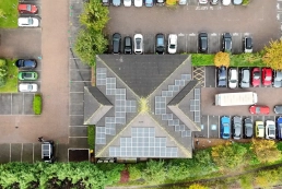 Ramtech Solar Panels - Drone View